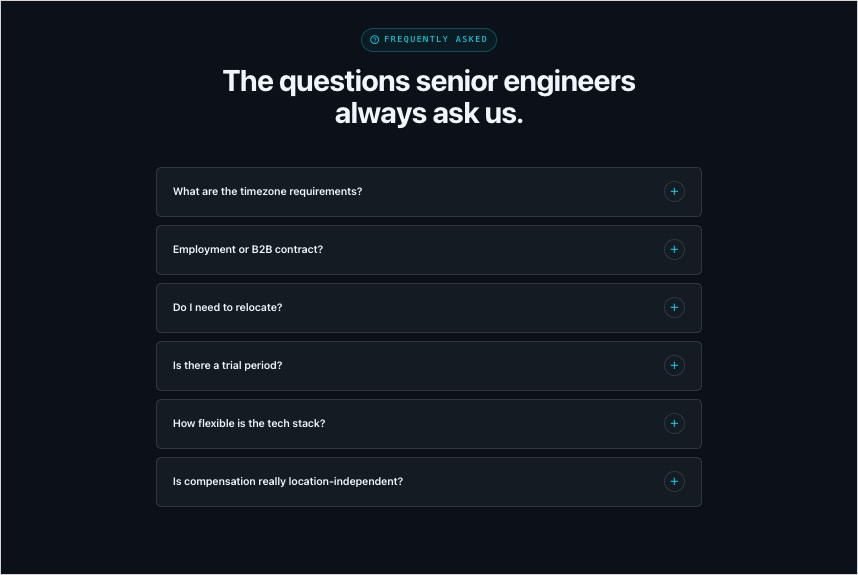 AI generata landing page da Lunar