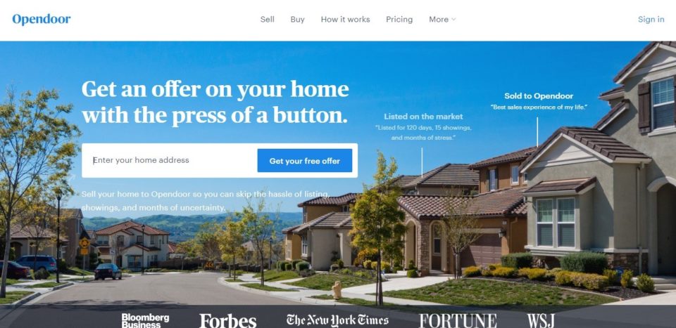 Almost excellent real estate landing page
