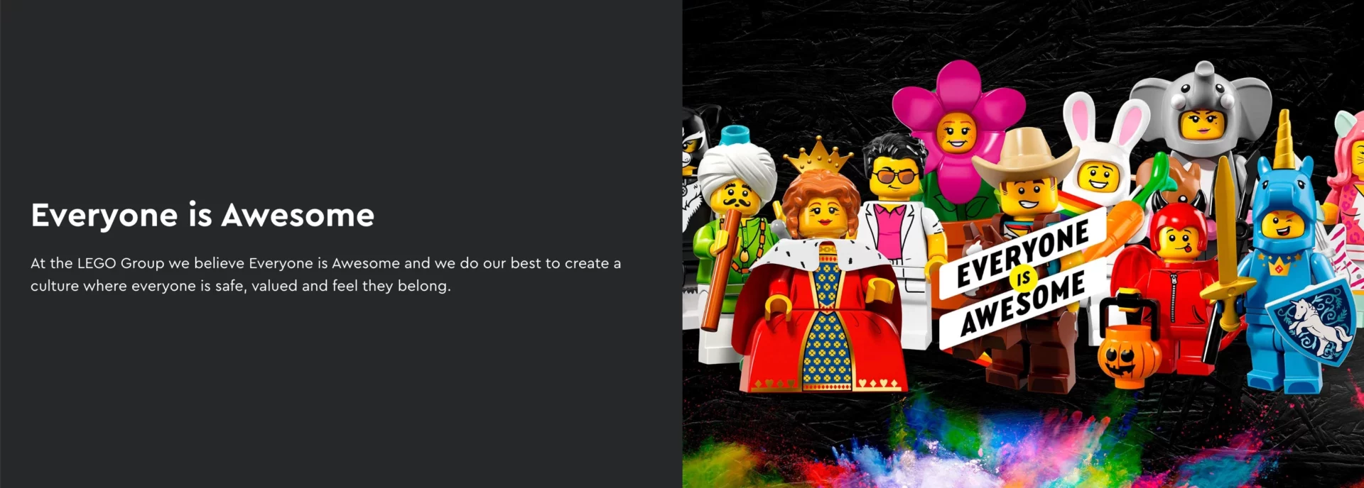 recrutiment page by Lego