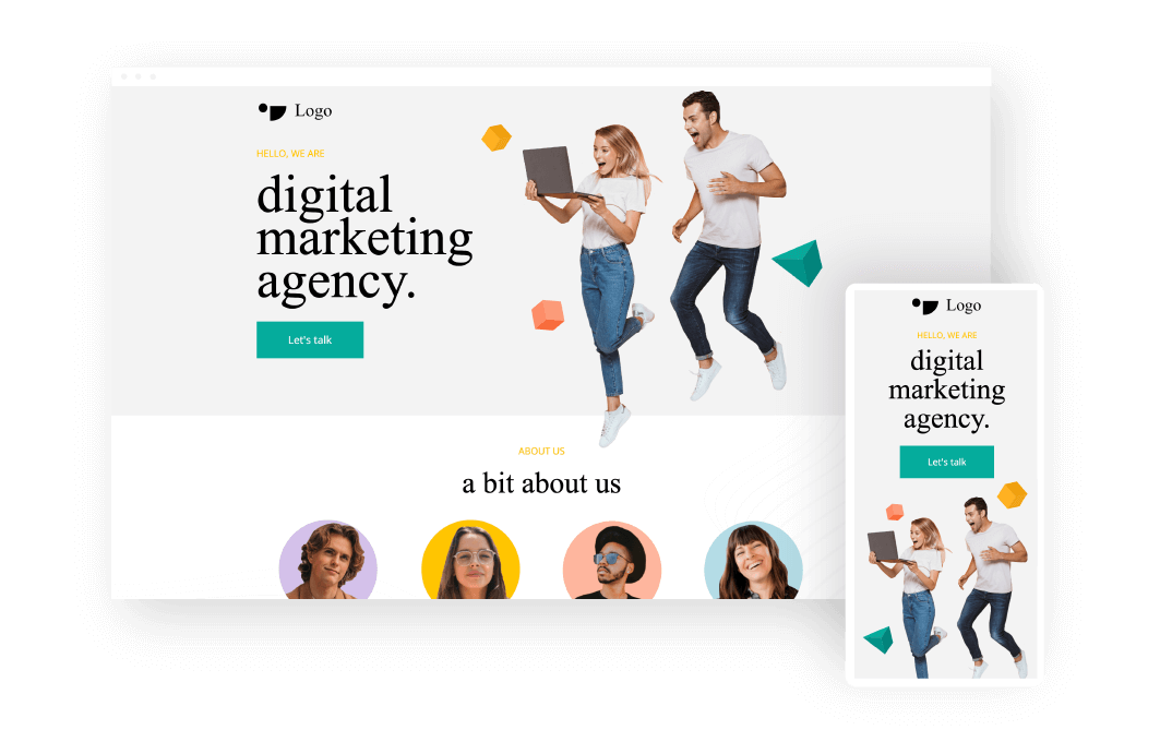 Digital Marketing Agency – Landing Page Template