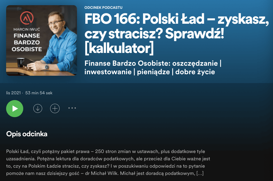 polski ład podcast spotify