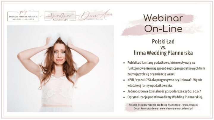 polski ład webinar wedding planning