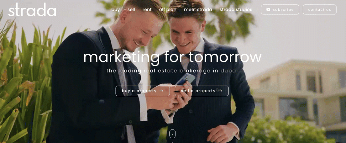 real estate landing page example