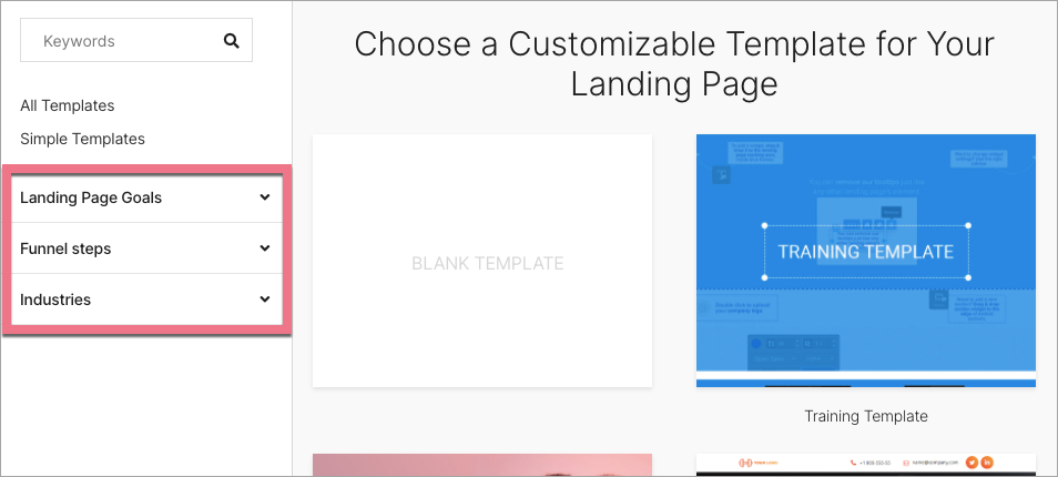 landingi landing page templates
