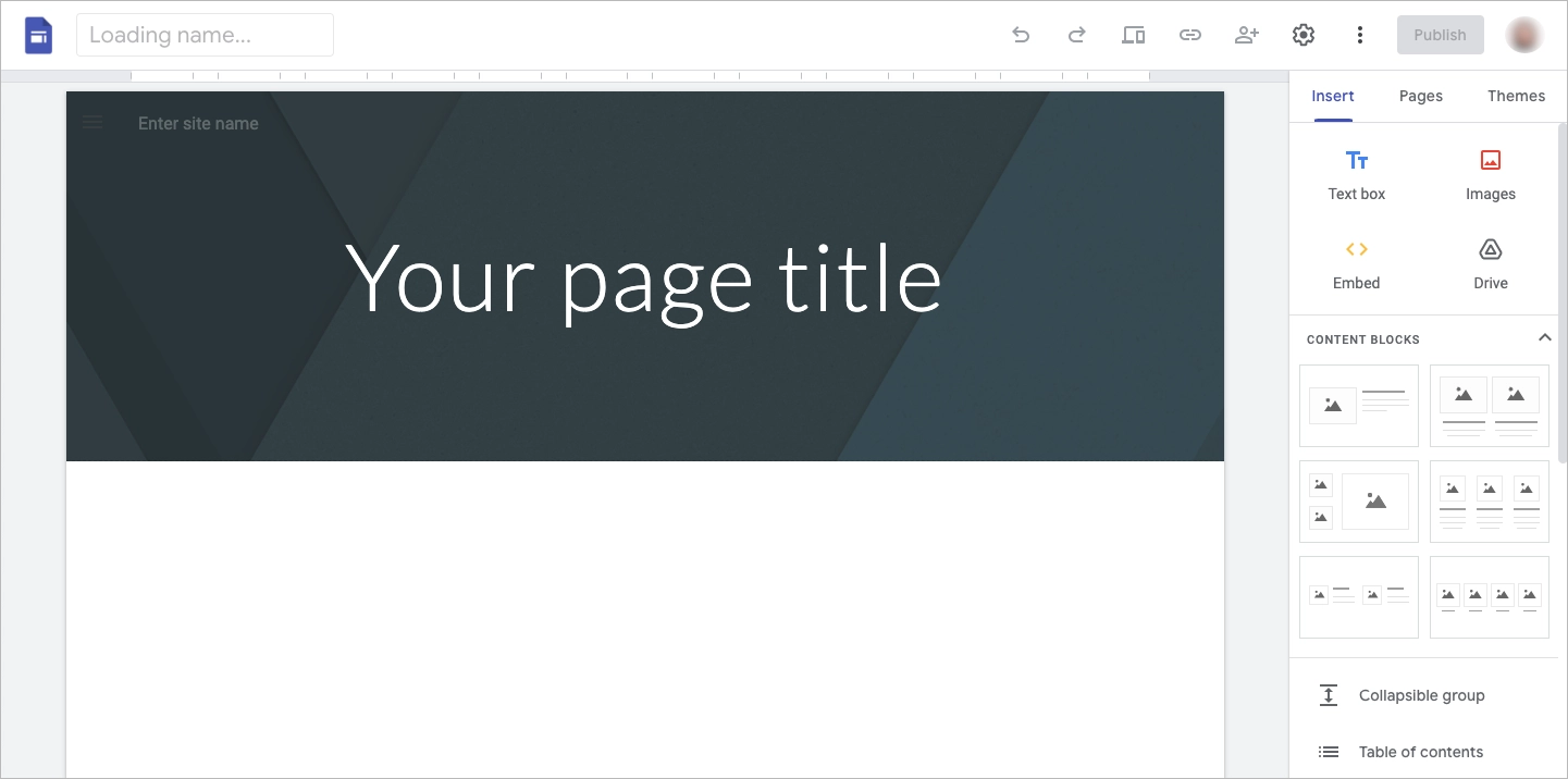 Can I use Google Sites as a landing page?
