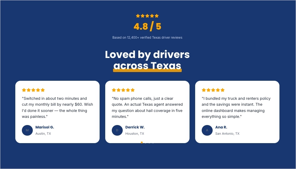 seguro landing page gerado no Lunar, Landingi