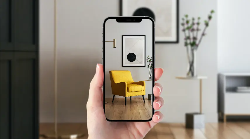 augmented reality used to visualizing home design changes