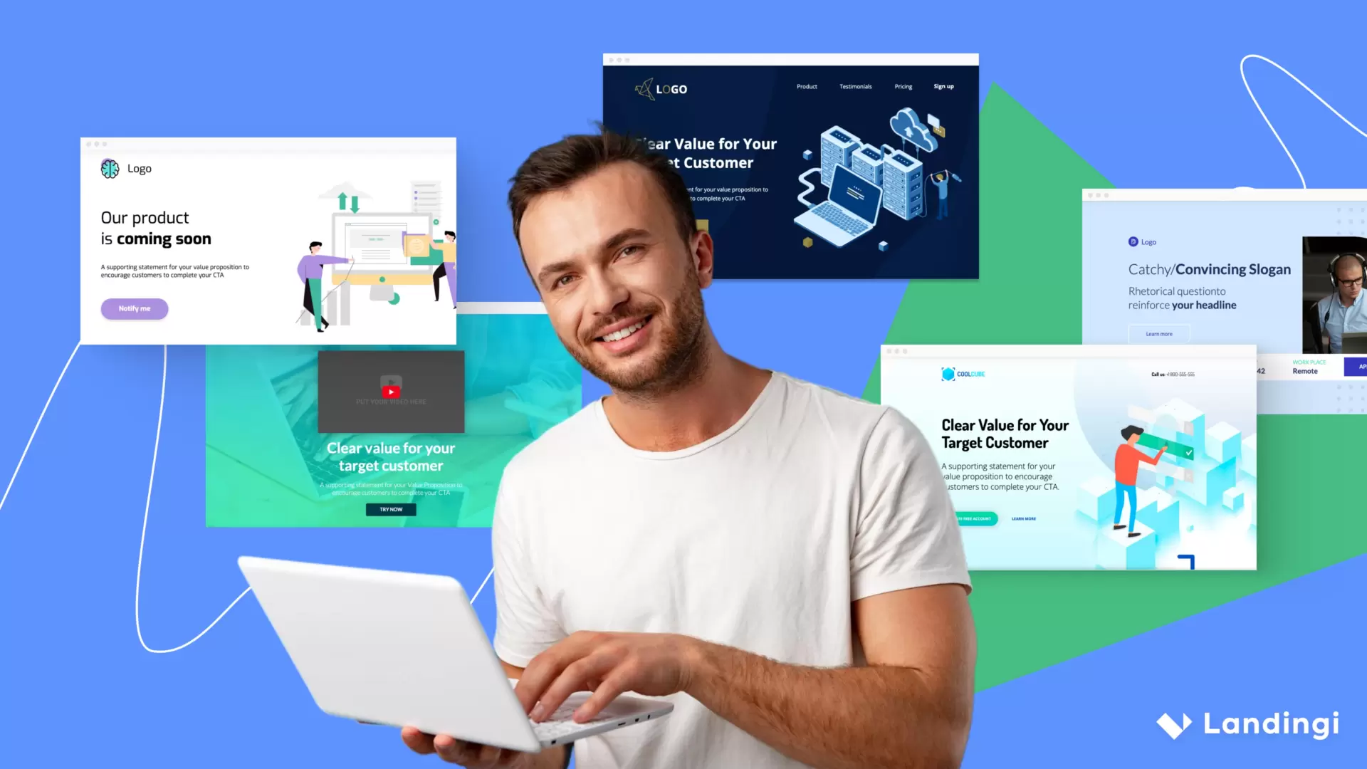 saas landing page