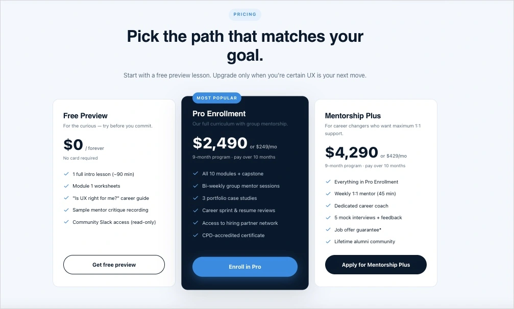 landing page generato in Lunar, Landingi