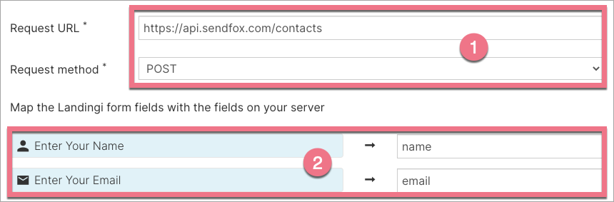 set up sendfox integration