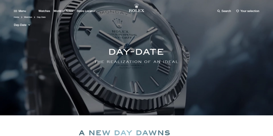 video landing page