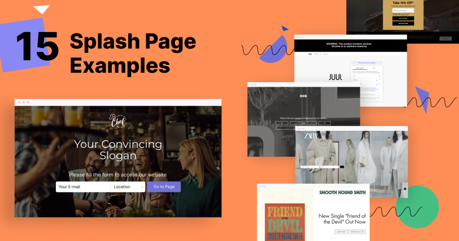 15+ BEST Splash Page Examples In 2023 [+ TEMPLATES]