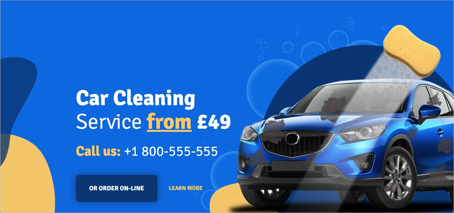 Cleaning services PPC landing page template