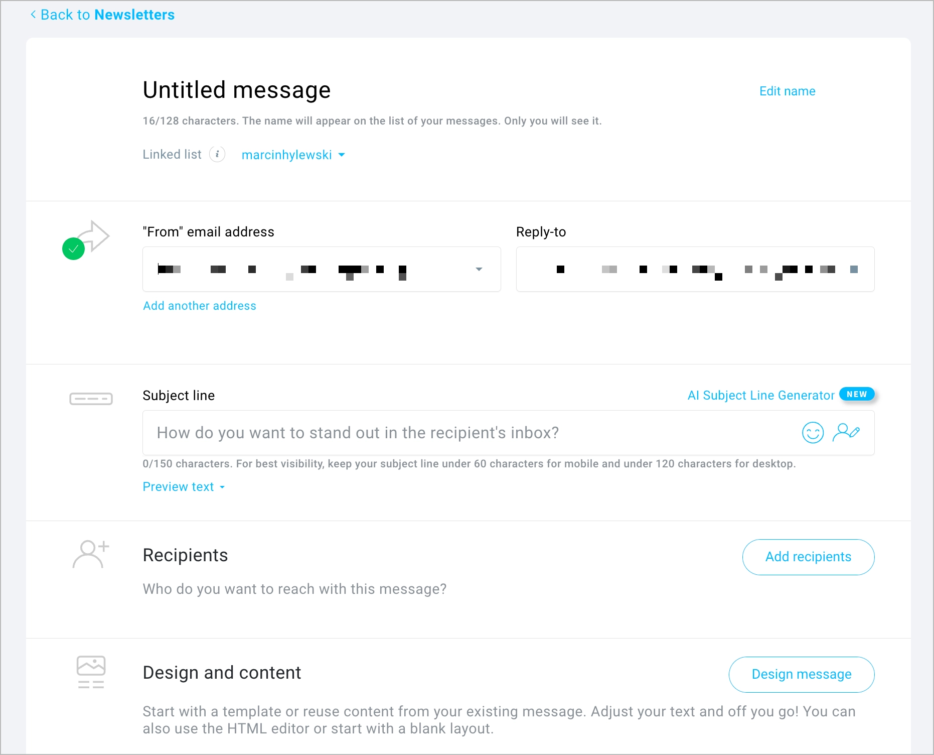 ferramenta de automação de marketing para campanhas de e-mail