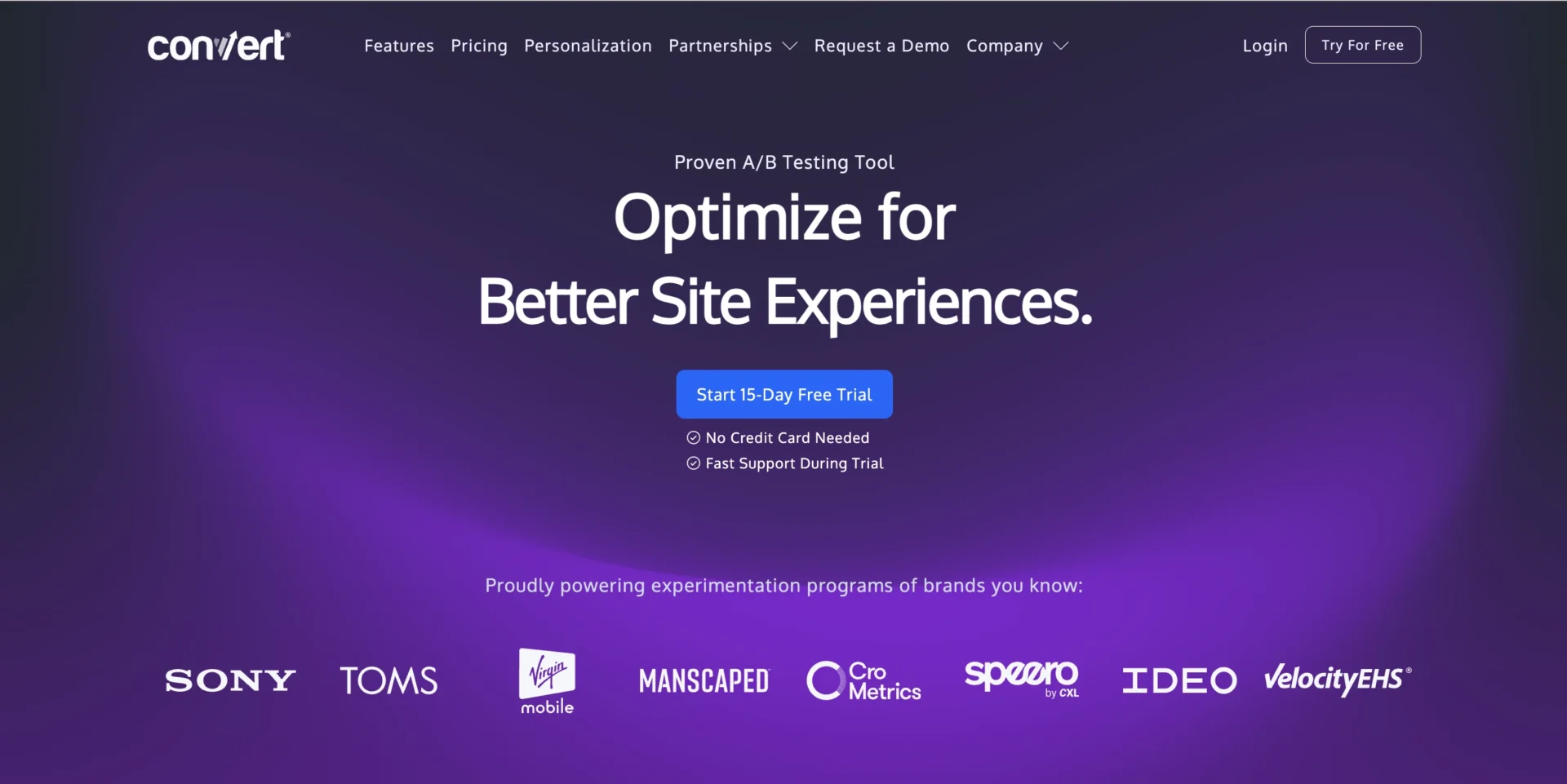 Convert homepage - A/B-v&aelig;rkt&oslash;j til CRO-bureauer