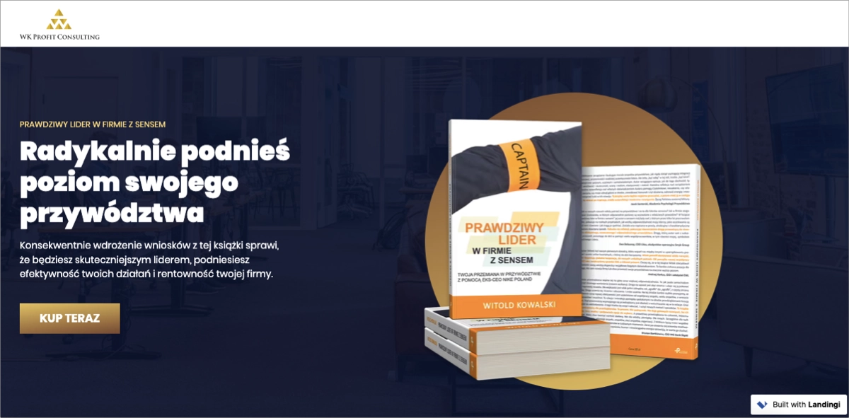 example ebook landing page by WK Profit