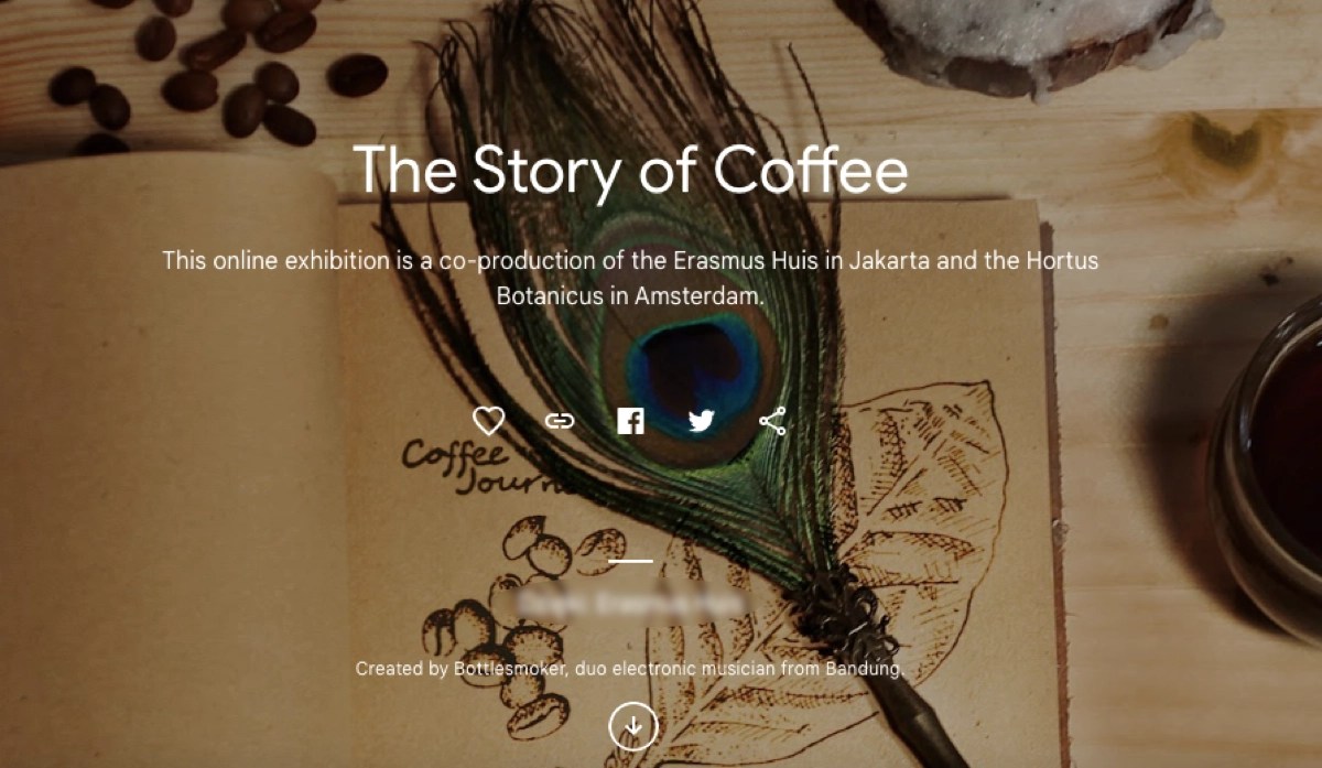 Examples of Creative Landing Pages - dive into a story example