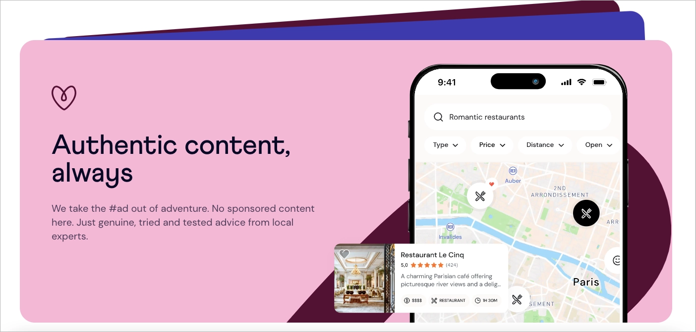 ejemplo creativo landing page