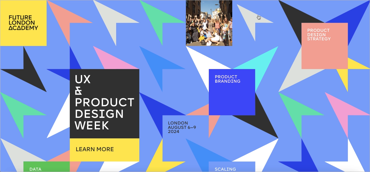 ejemplo creativo landing page