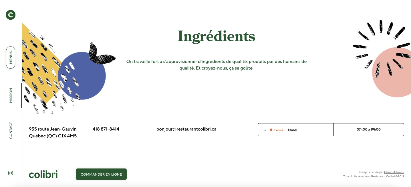 ejemplo creativo landing page