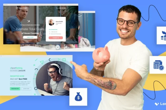 landing page na zamówienie koszt