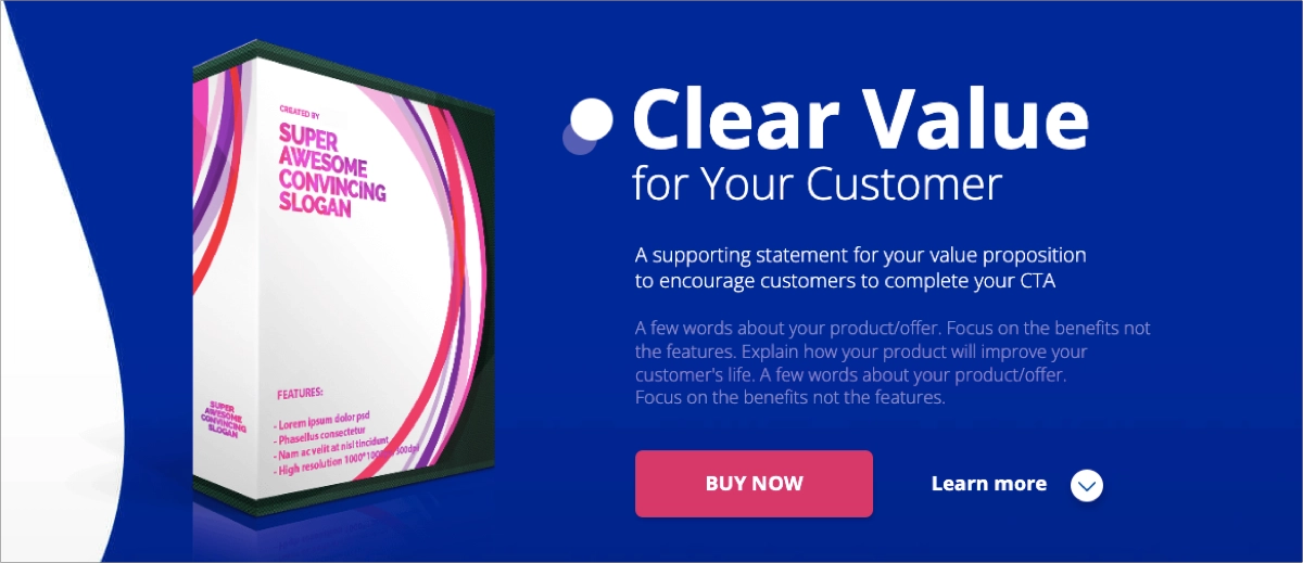 free trial page template