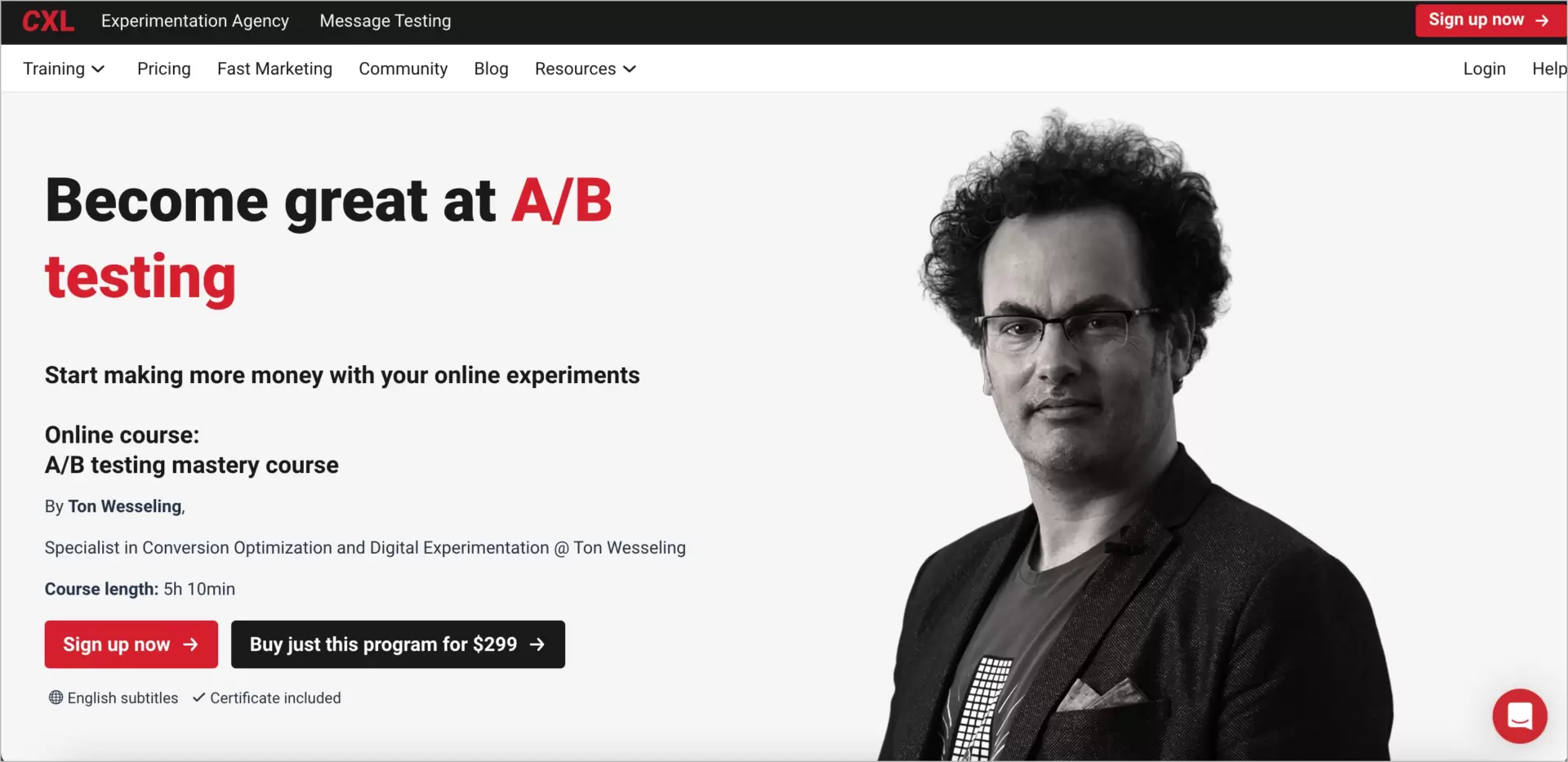 course on how to perform a/b test for digital marketer