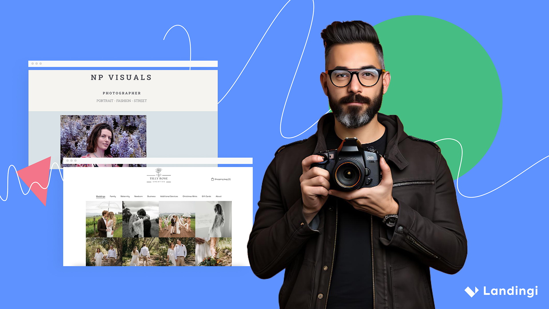 photography landing page examples