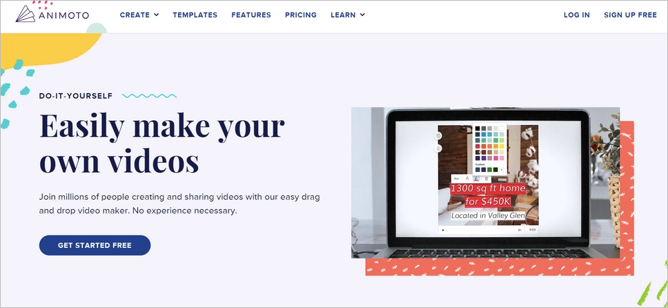 exemplo de click-through landing page