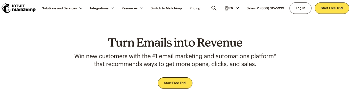 exemplo de click-through landing page