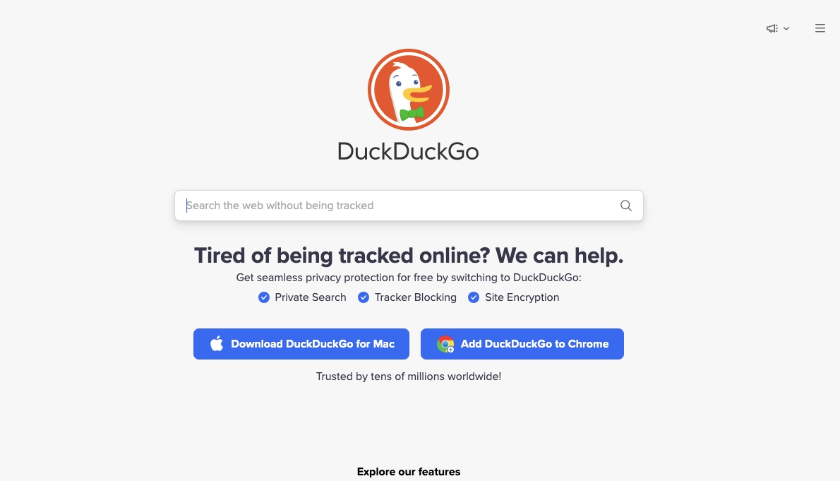 Alternatywna wyszukiwarka DuckDuckGo