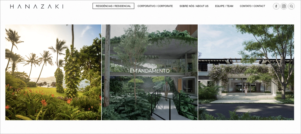 creative work of architects - portfolio page