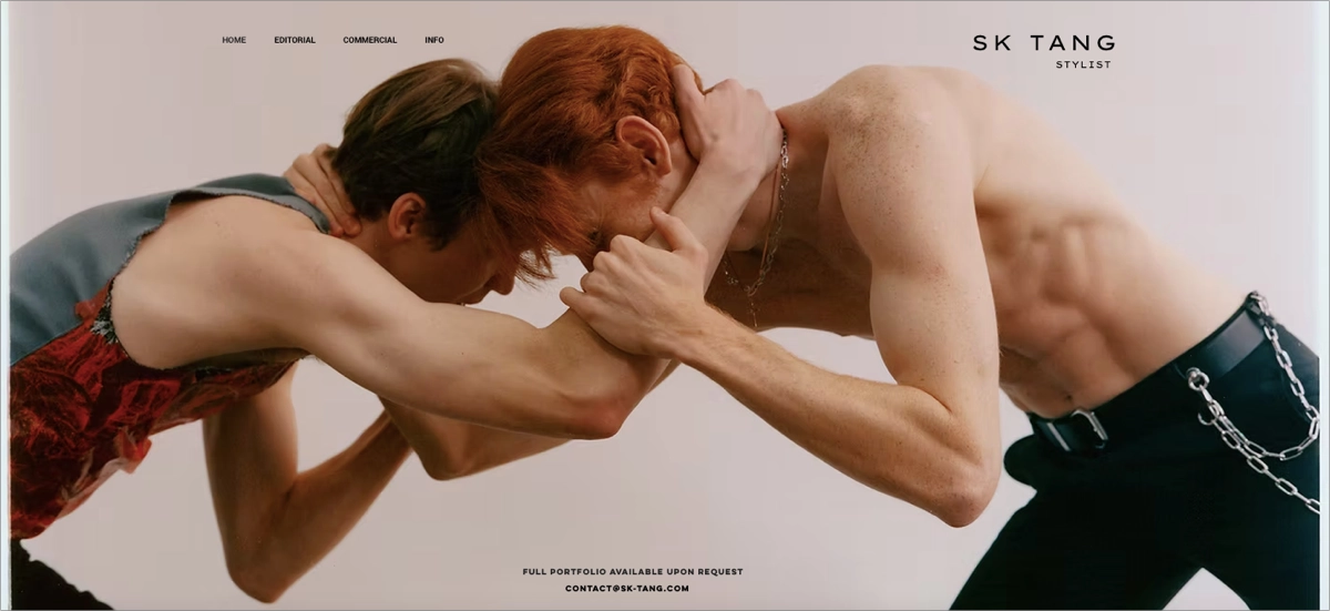 personal portfolio landing page