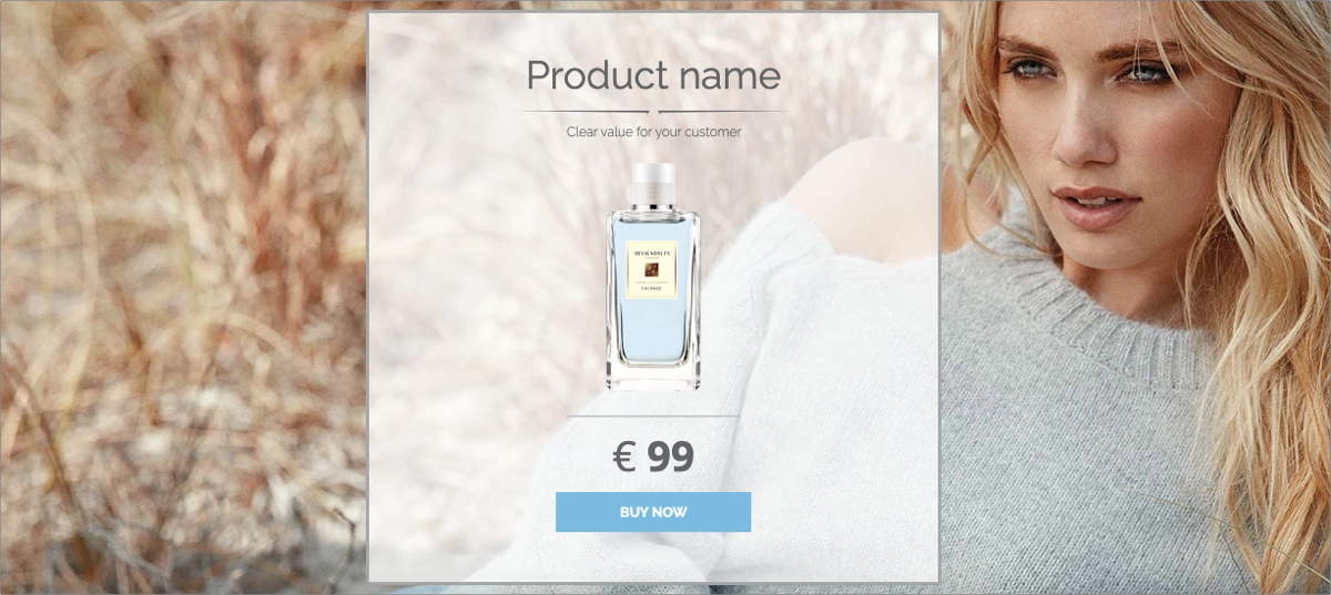 video landing page templates for product promotion