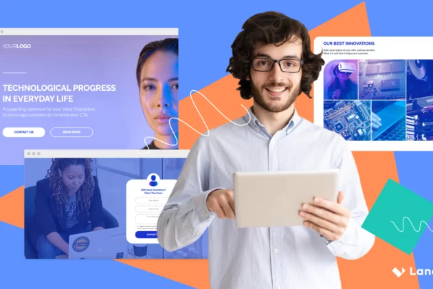 best tech landing page examples