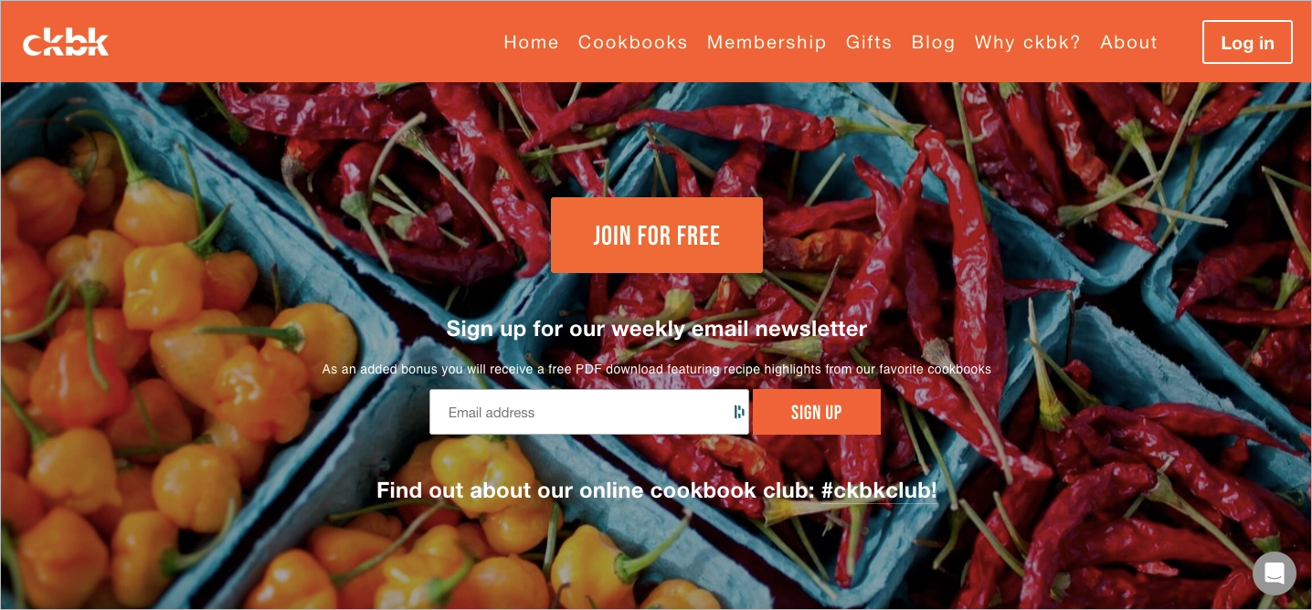 esempio di generazione di lead landing page