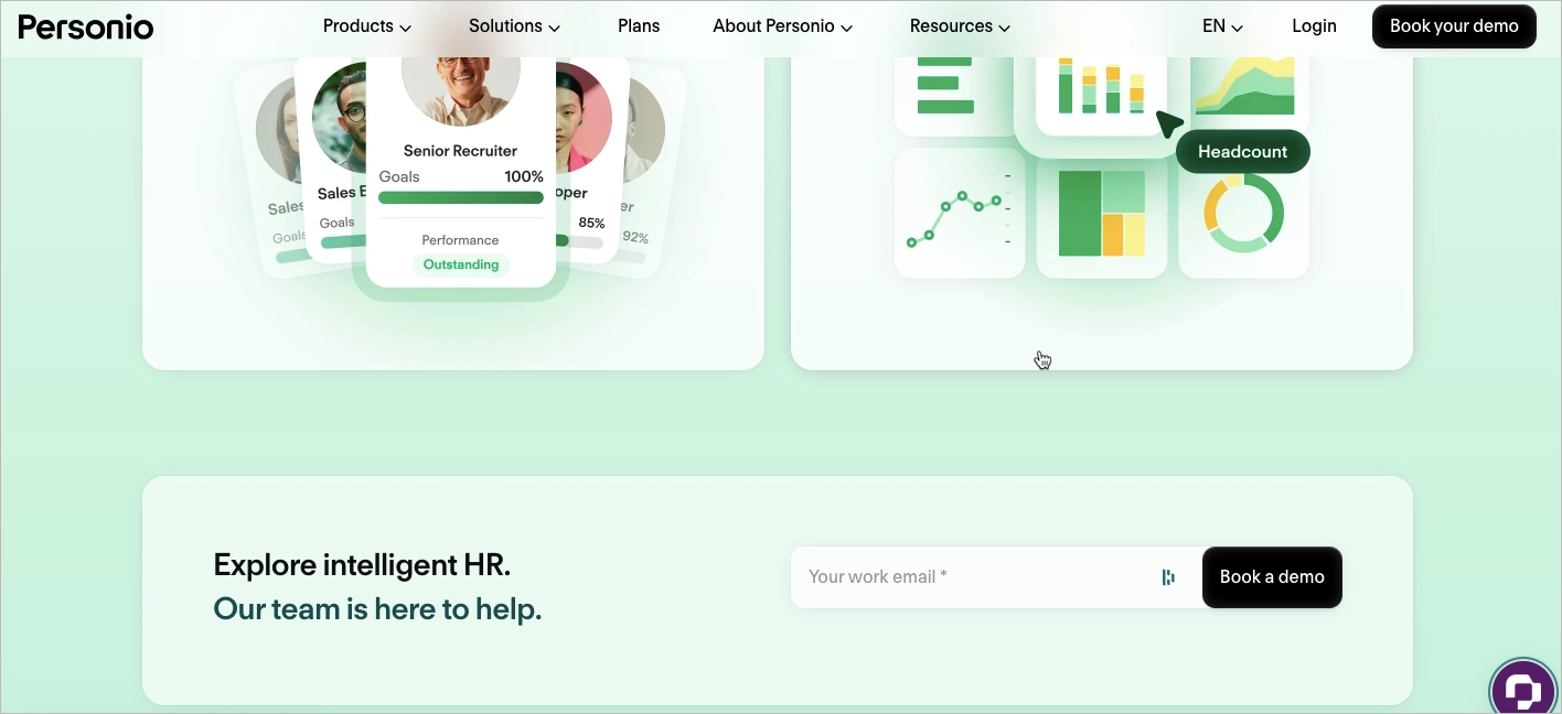 esempio di generazione di lead landing page