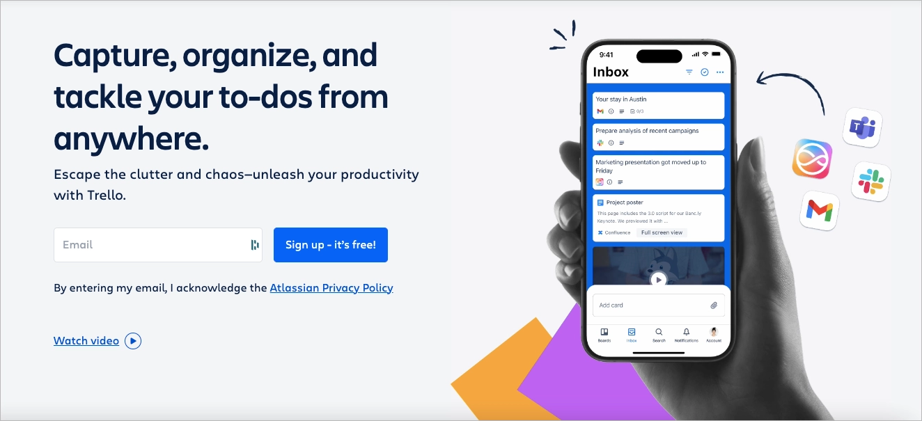 esempio di generazione di lead landing page