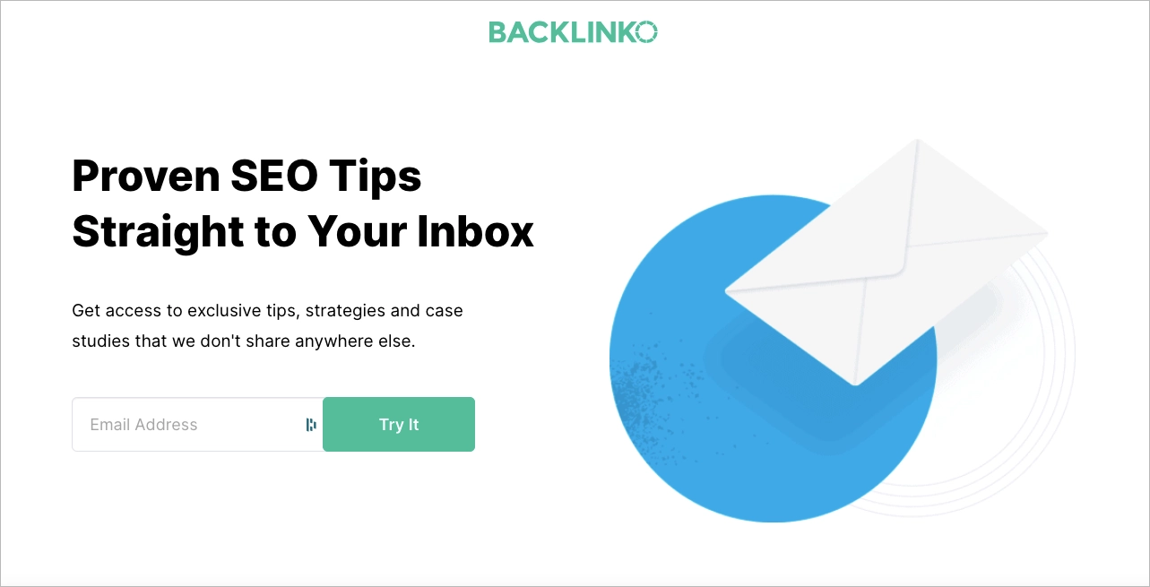 esempio di generazione di lead landing page