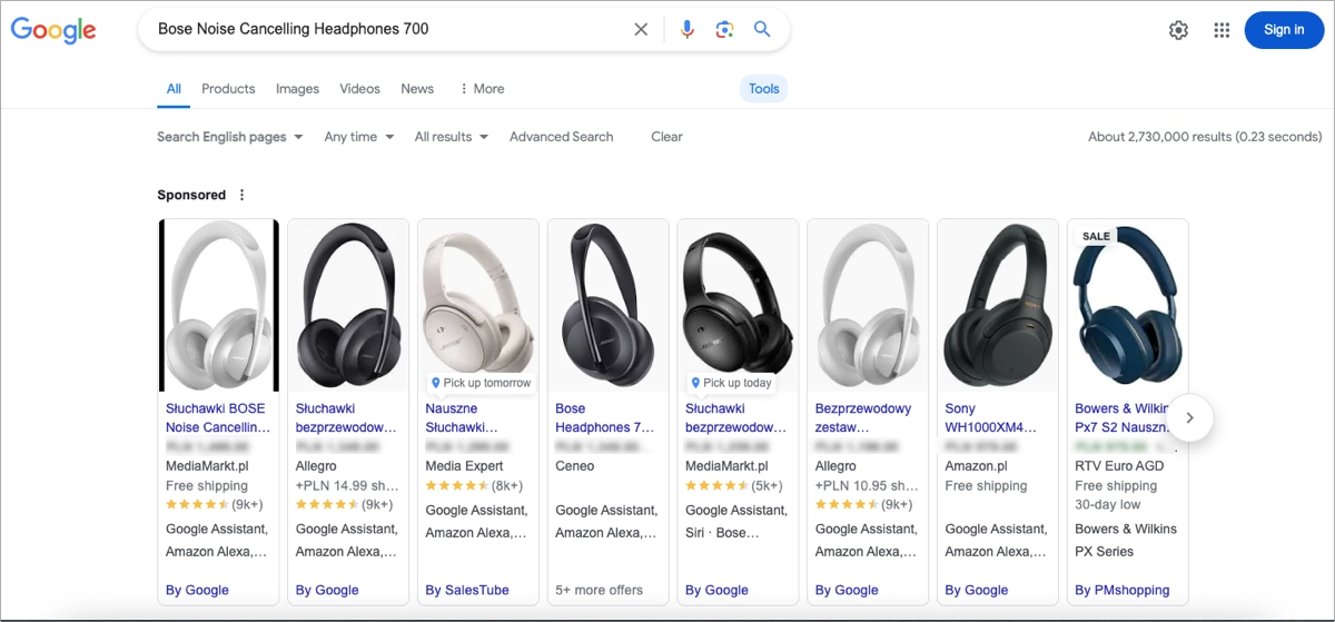 shopping campaigns, paid search ads google shopping ads