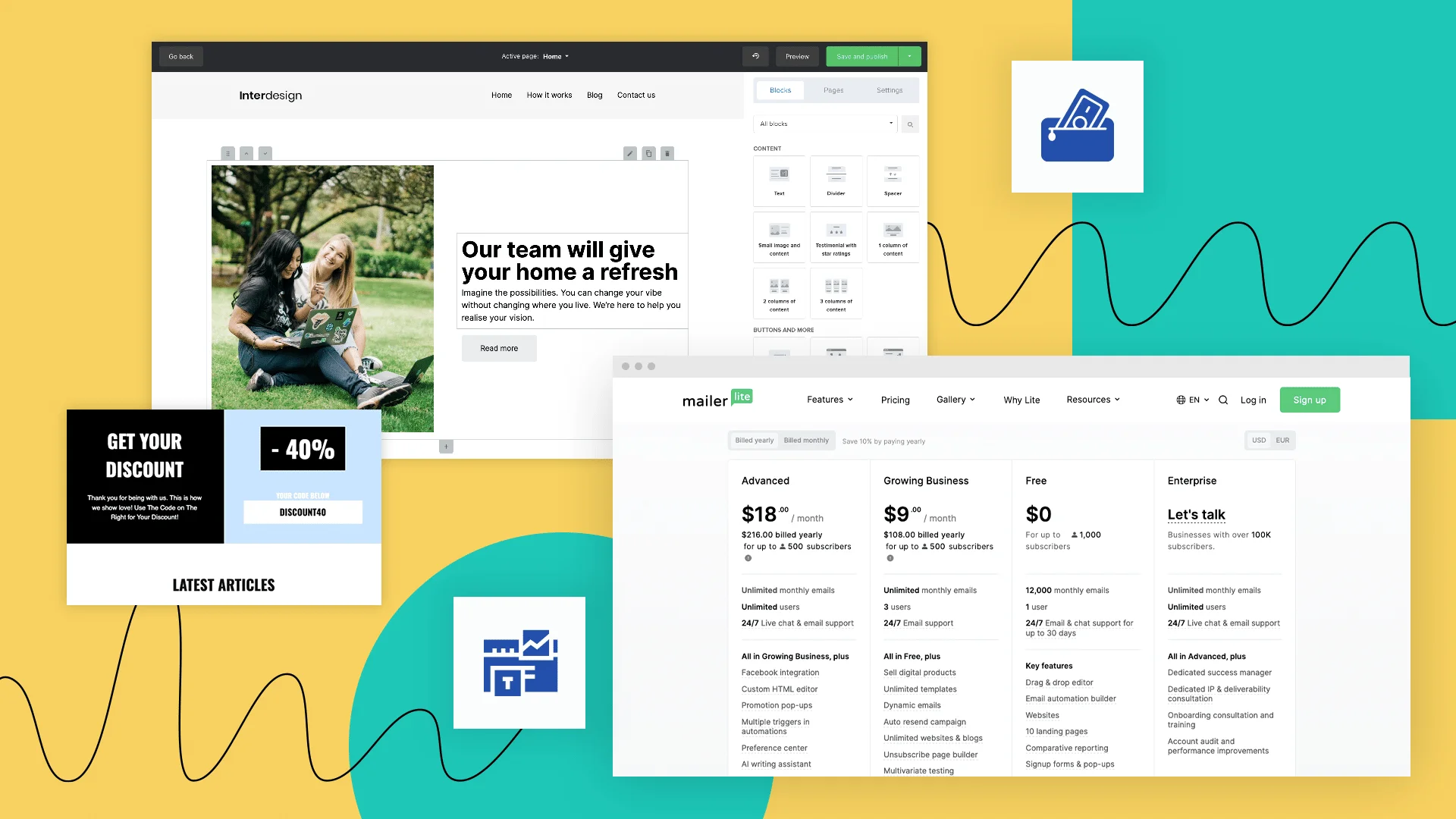 MailerLite pricing