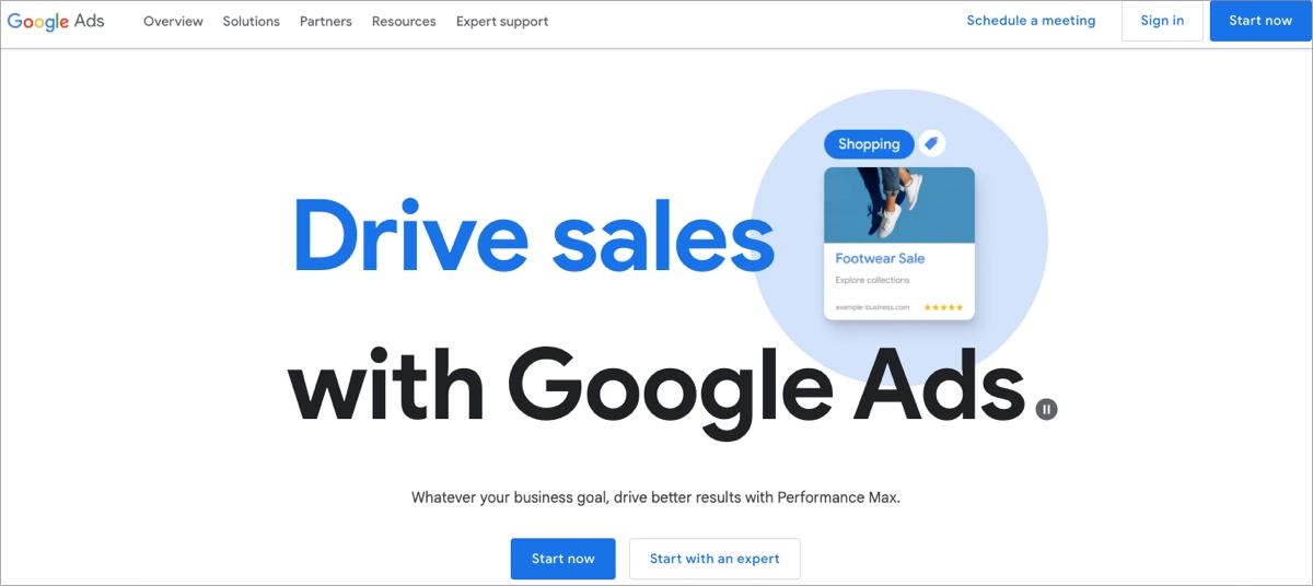 google ads pour le ecommerce