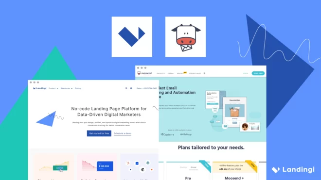 moosend best alternative for landing pages