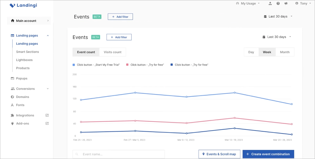 Landing Page Tracking Tool