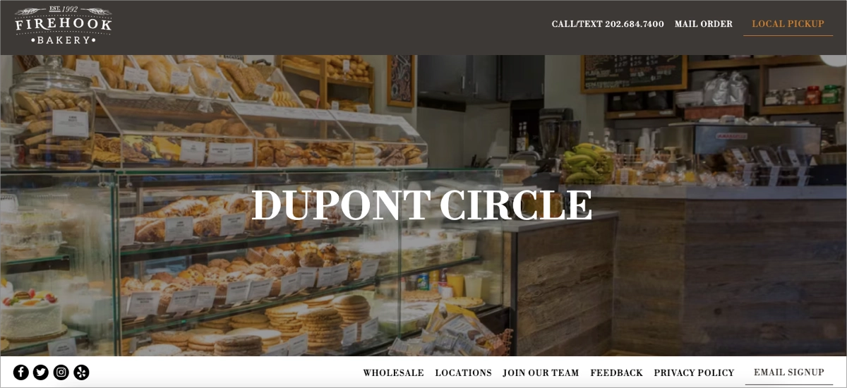 boulangerie page locale