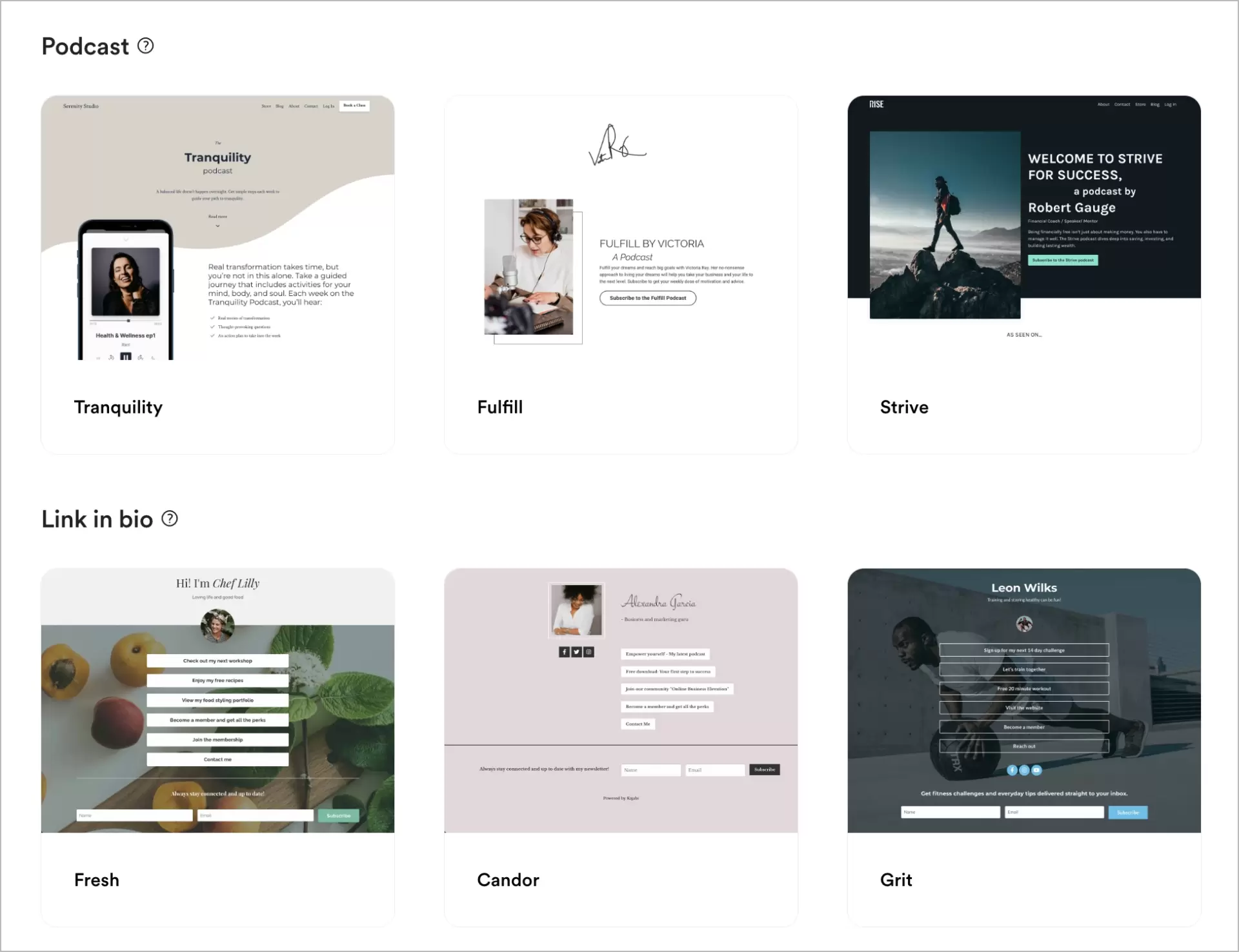 kajabi landing page templates for course creators and other creative pros