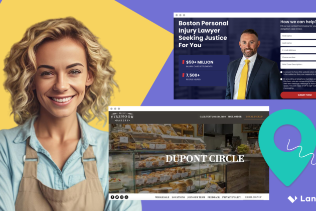 local landing pages