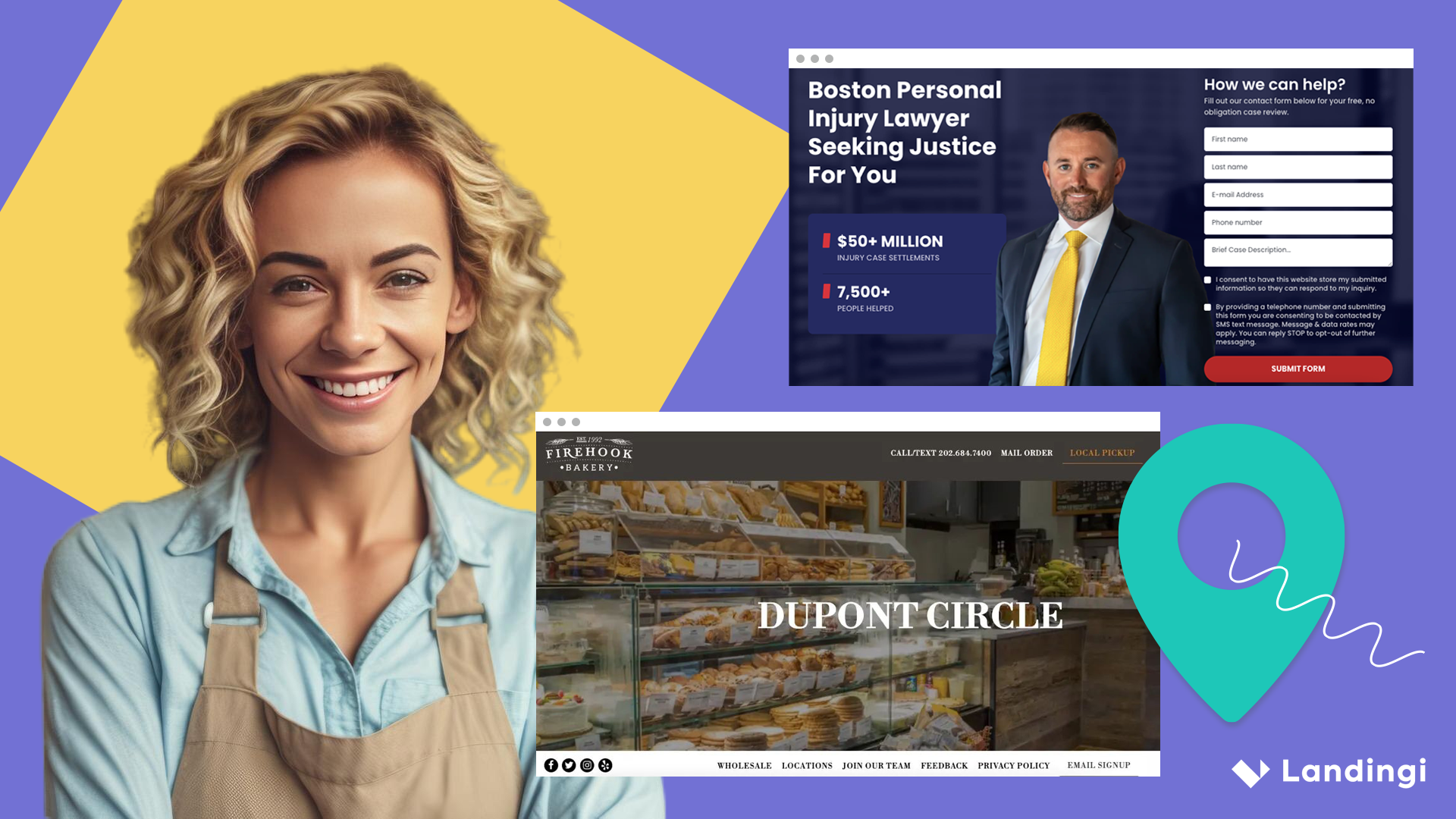 local landing pages