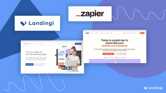 zapier automation platform with custom integrations vs landingi platform