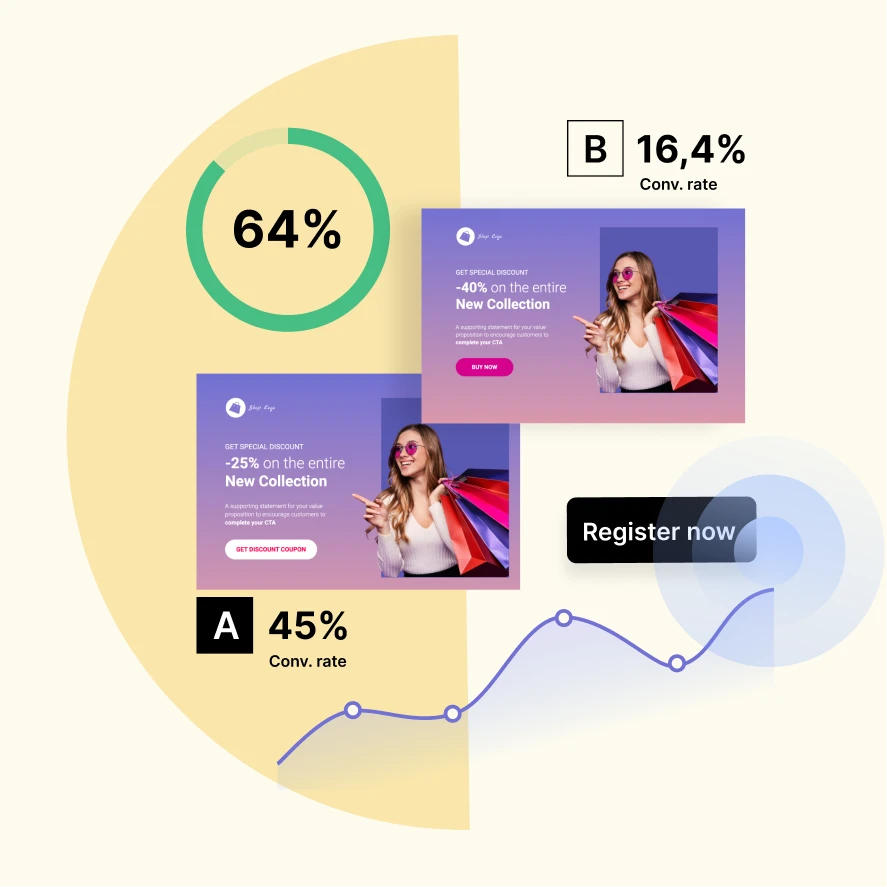 Conversion optimization with Landingi